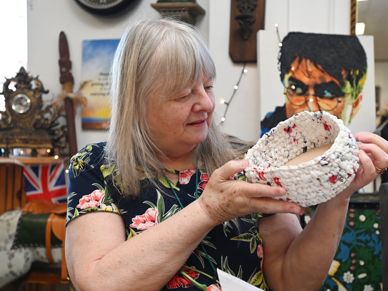 From 10am until noon, members bring along their latest projects, pick up new skills, enjoy a cup of tea and, perhaps most importantly, enjoy each other's company.