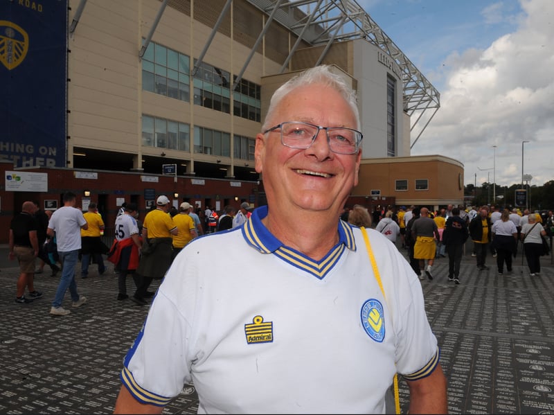  Roland Ozels said: "I'm wearing this because A; it's Super Leeds, the mighty Whites, and B; it's a retro shirt and I've had it for years - and I'm a tight bugger."