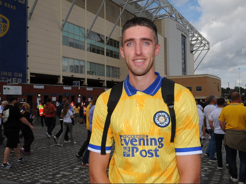 Jack Derby, from Ireland, said: "I'm wearing the retro shirt today. It belongs to my father and he's at home and couldn't travel over today."