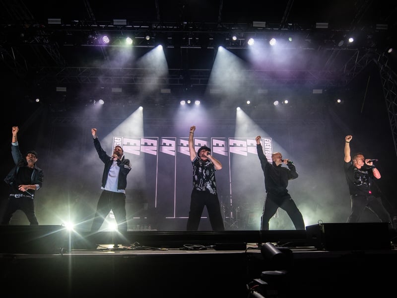 Five at Blackpool Illuminations Switch-on