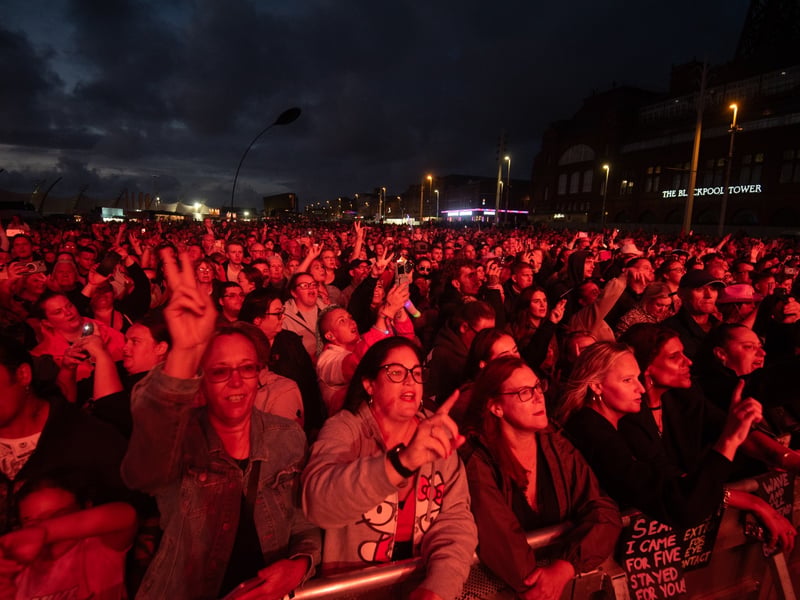 Five at Blackpool Illuminations Switch-on