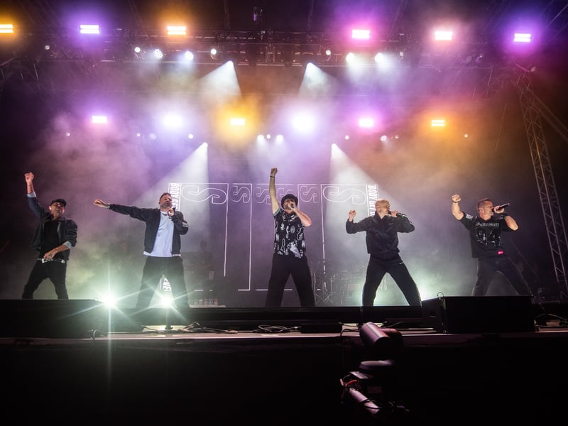 Five at Blackpool Illuminations Switch-on