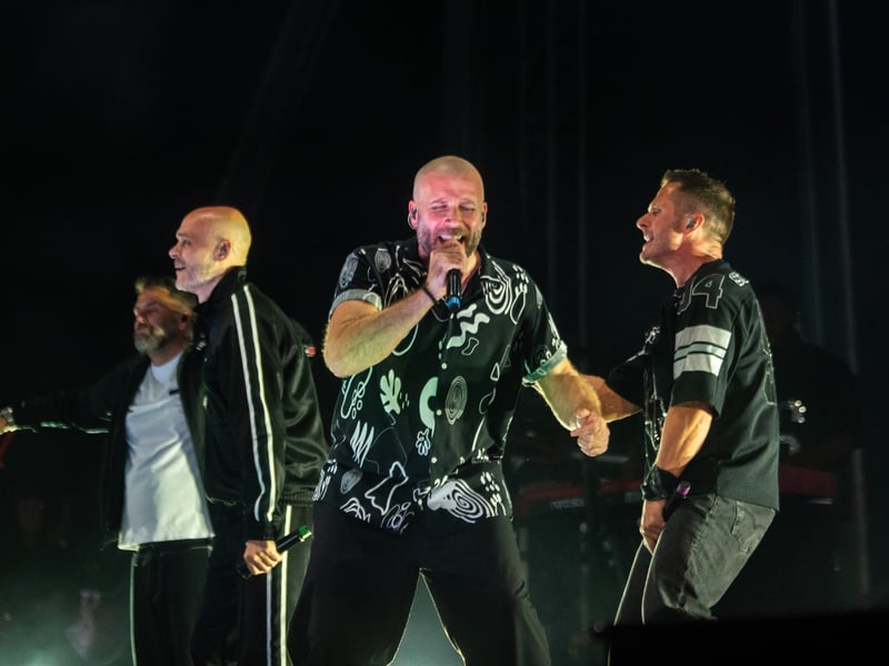 Five at Blackpool Illuminations Switch-on
