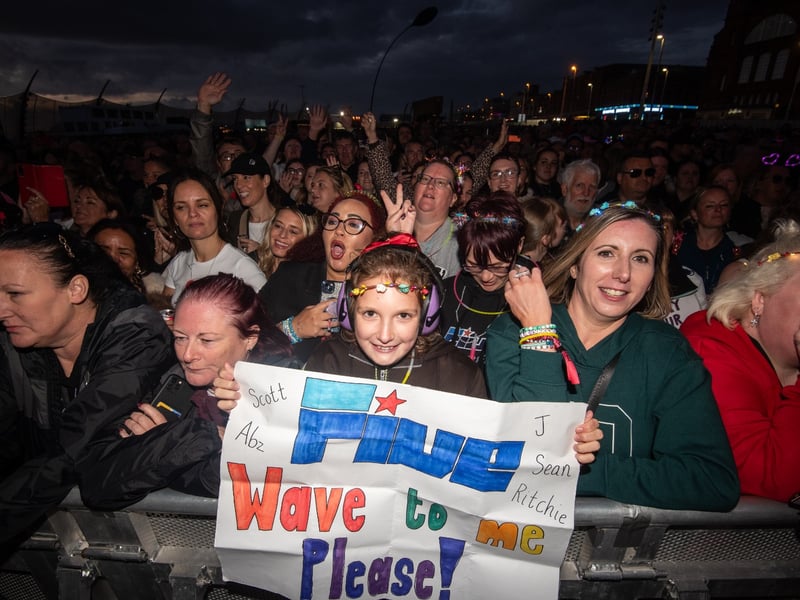 Five at Blackpool Illuminations Switch-on