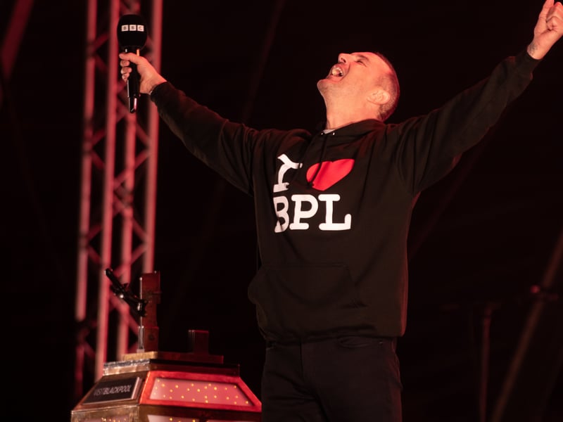 Paddy McGuinness at the Blackpool Illuminations Switch On 2026