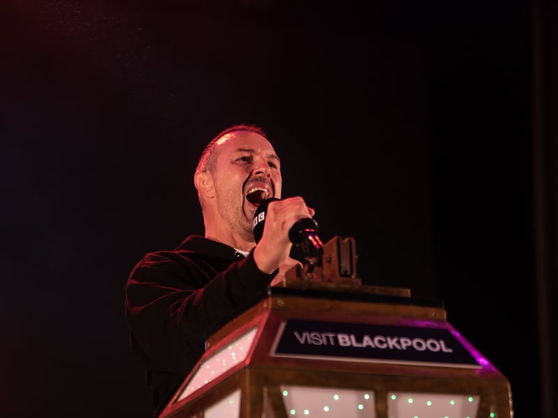 Paddy McGuinness at the Blackpool Illuminations Switch On 2026