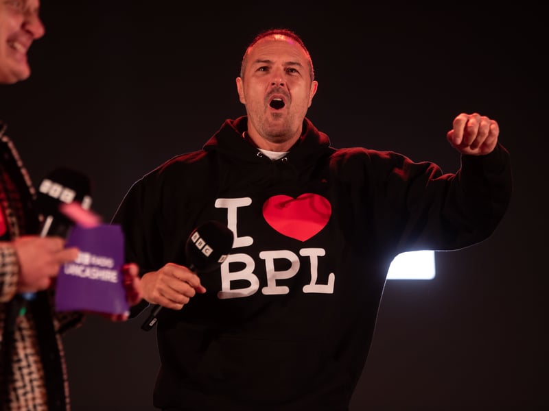Paddy McGuinness at the Blackpool Illuminations Switch On 2026