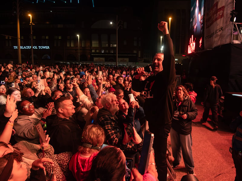 Paddy McGuinness at the Blackpool Illuminations Switch On 2026