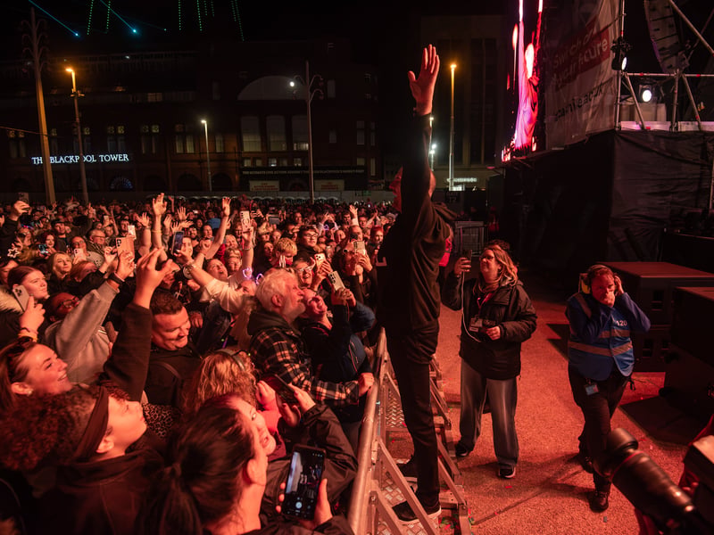 Paddy McGuinness at the Blackpool Illuminations Switch On 2026