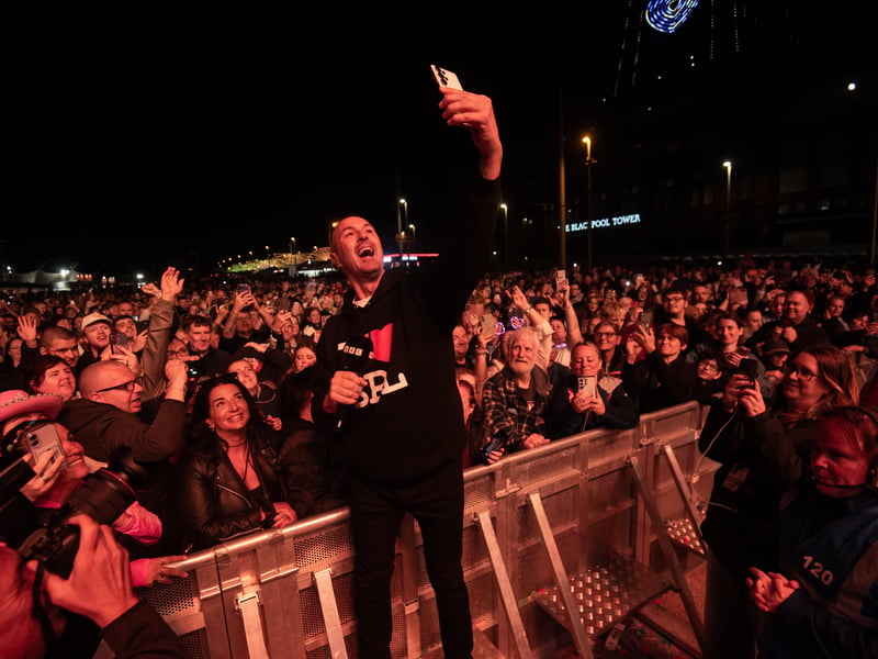 Paddy McGuinness at the Blackpool Illuminations Switch On 2026
