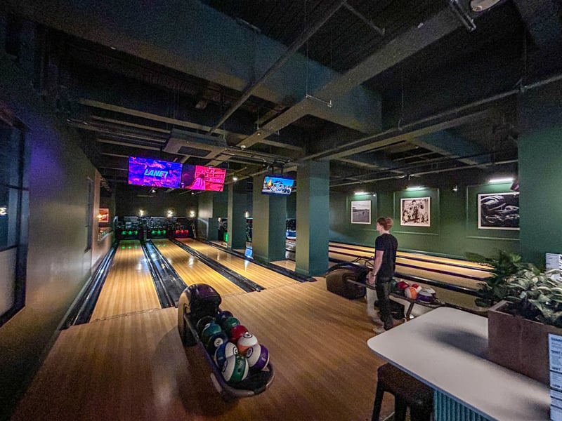 Bowling alleys at Lane7, which has now opened in Meadowhall. Photo: Dean Atkins, Iconic Media