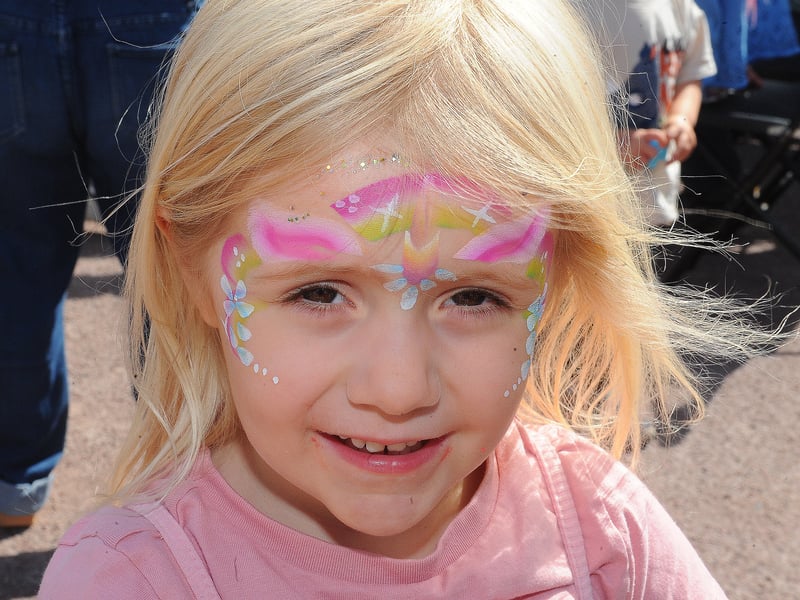 Evelyn Vance, three, of Chapel Allerton.