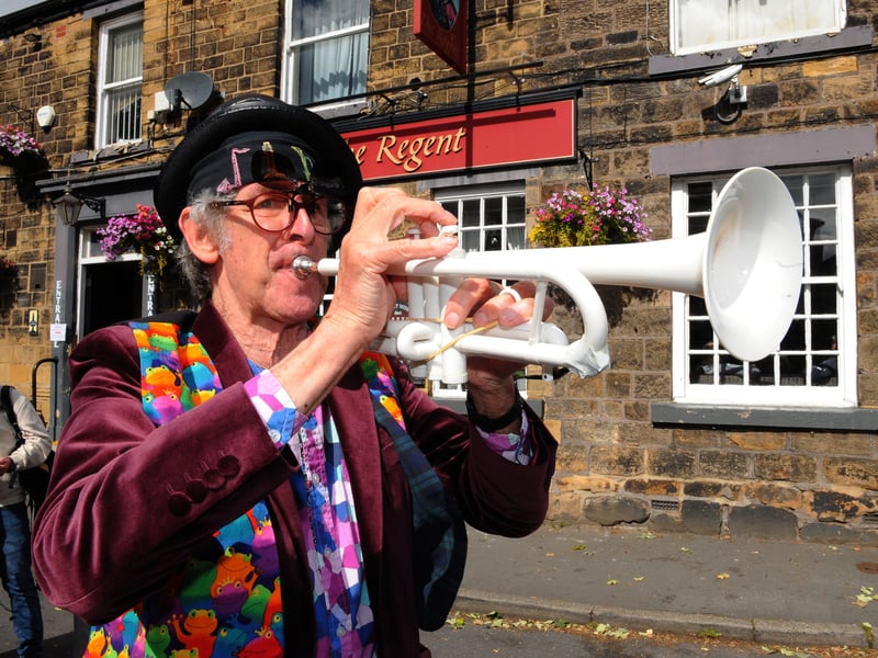 Street entertainer Phil Green.