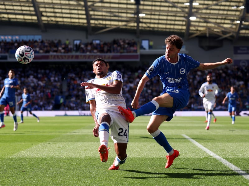 7 - Defended well, jumped in when necessary. Moved out to right wing-back but at a point where Brighton were dominating. Had a decent shot from a tight angle well saved.