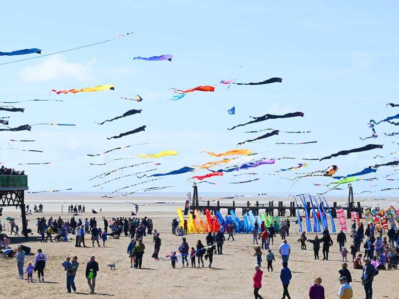 The annual Kite Festival 2026,  on Lytham St Annes Beach.