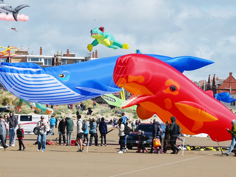 The annual Kite Festival 2026,  on Lytham St Annes Beach.