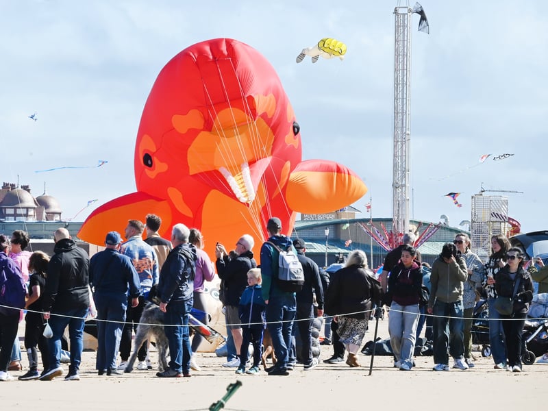The annual Kite Festival 2026,  on Lytham St Annes Beach.