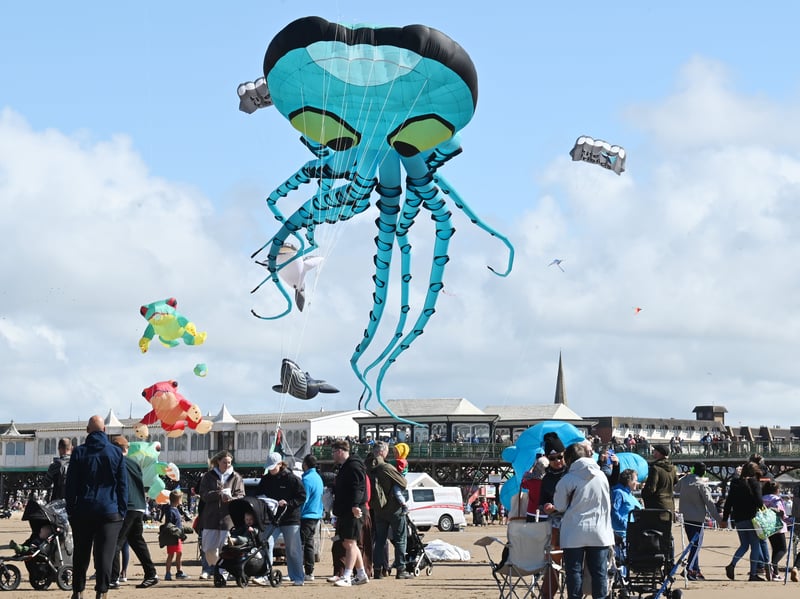 The annual Kite Festival 2026,  on Lytham St Annes Beach.