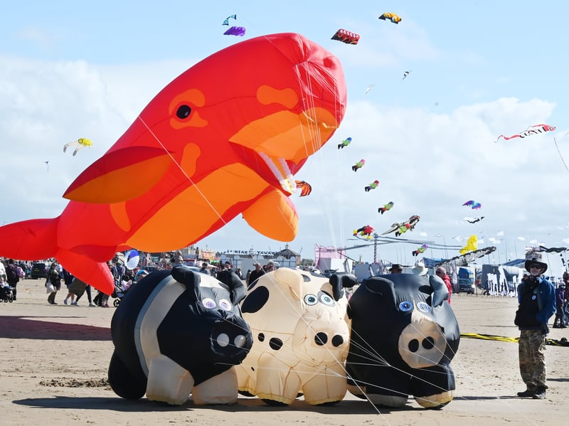 The annual Kite Festival 2026,  on Lytham St Annes Beach.