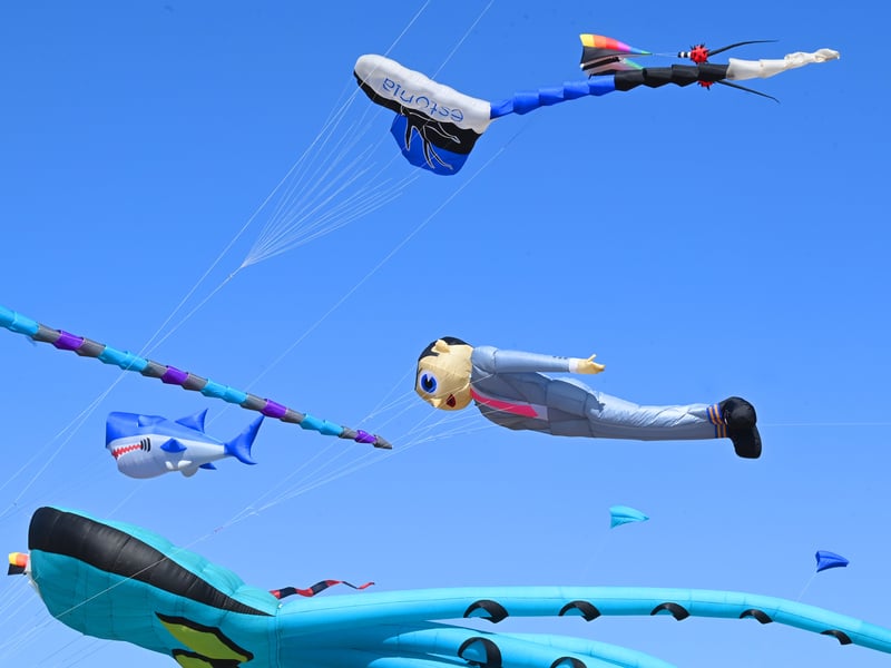 The annual Kite Festival 2026,  on Lytham St Annes Beach.