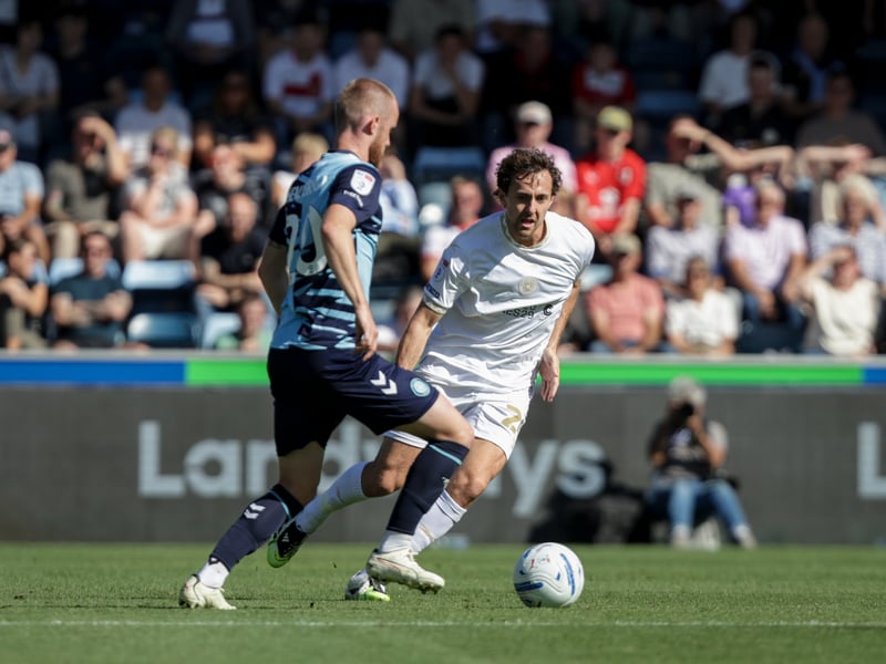 Probably looked more assured in his role when playing as a lone #6 in the second-half
