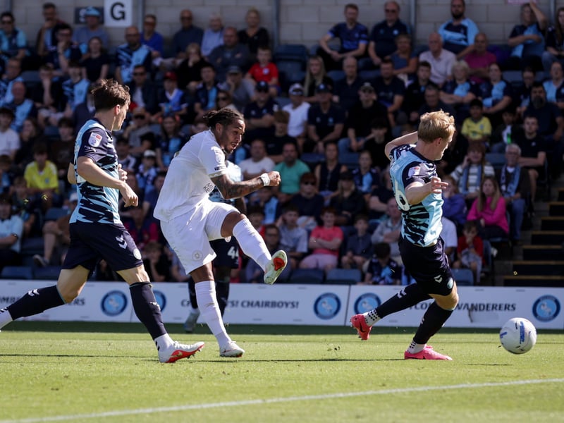 A couple of sights of goal, seeing one effort saved and another sail over the bar.