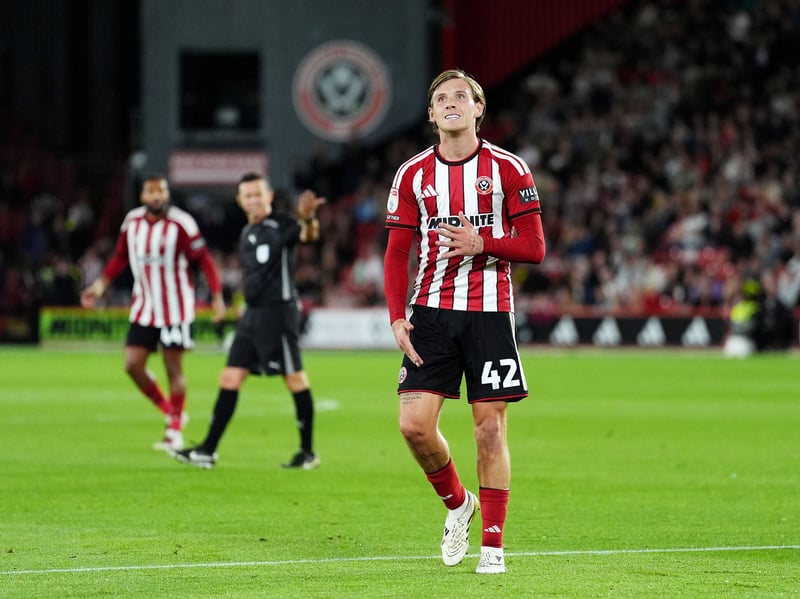 Buzzed around and consistently tried to get Sheffield United on the front foot, but the Blades midfield was overran. 