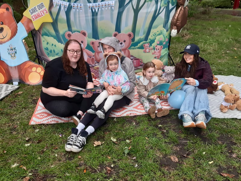 Children enjoying story time