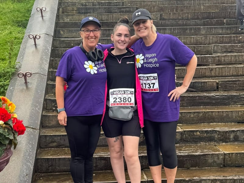 Wigan and Leigh Hospice runners