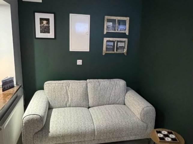 An interior room.