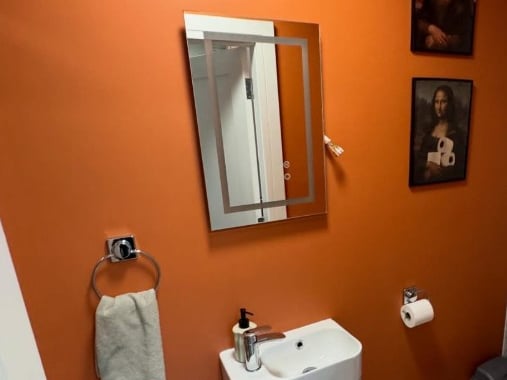 A bathroom.