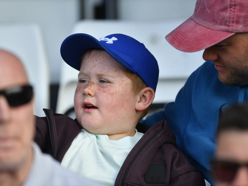 Hartlepool fans during the Hartlepool United  1-0 victory over Woking Picture by FRANK REID