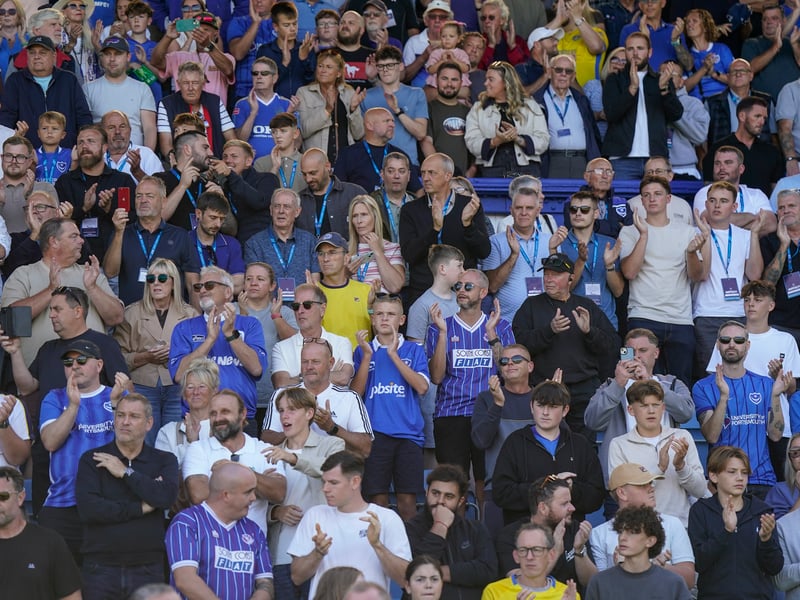 Brilliant pictures of Portsmouth faithful paying tribute to Alan Knight and roaring side on against Cardiff City