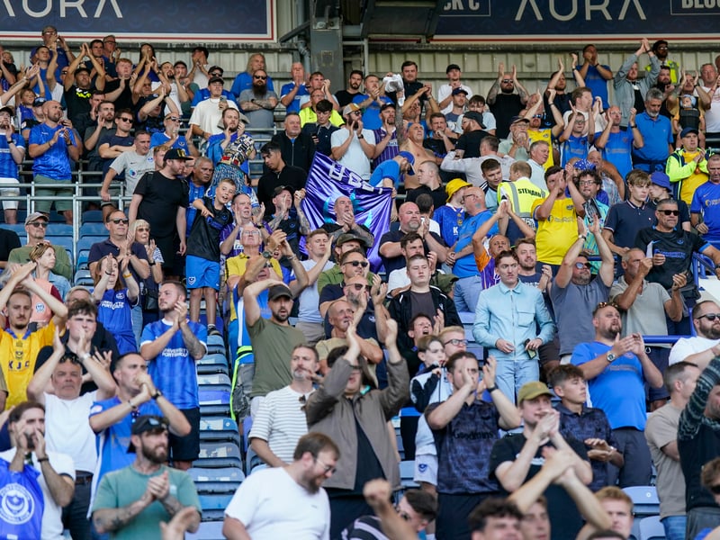 Brilliant pictures of Portsmouth faithful paying tribute to Alan Knight and roaring side on against Cardiff City