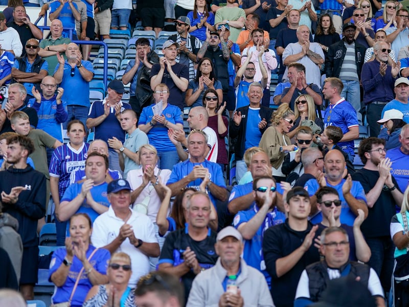 Brilliant pictures of Portsmouth faithful paying tribute to Alan Knight and roaring side on against Cardiff City