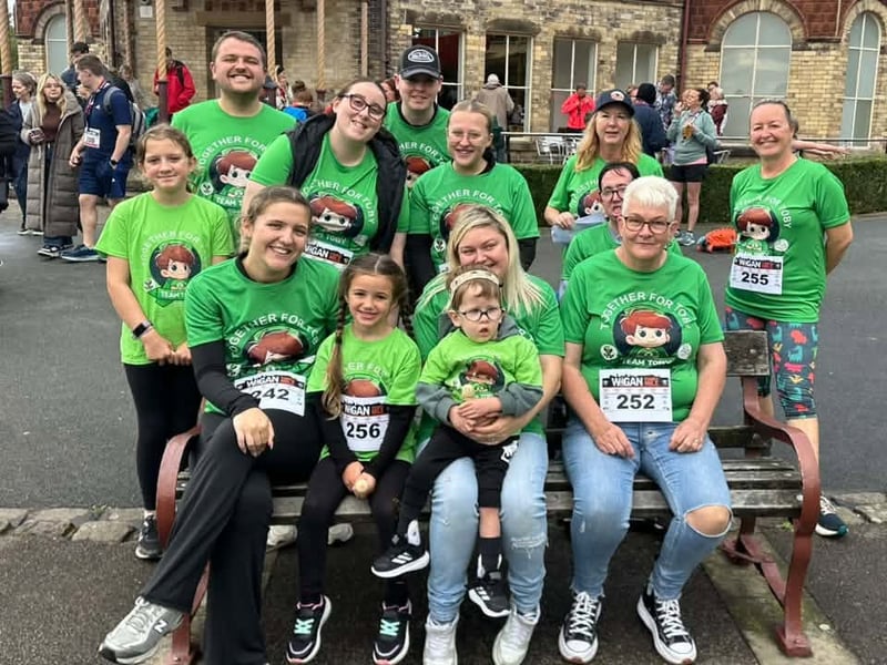 Team Toby for the family mile