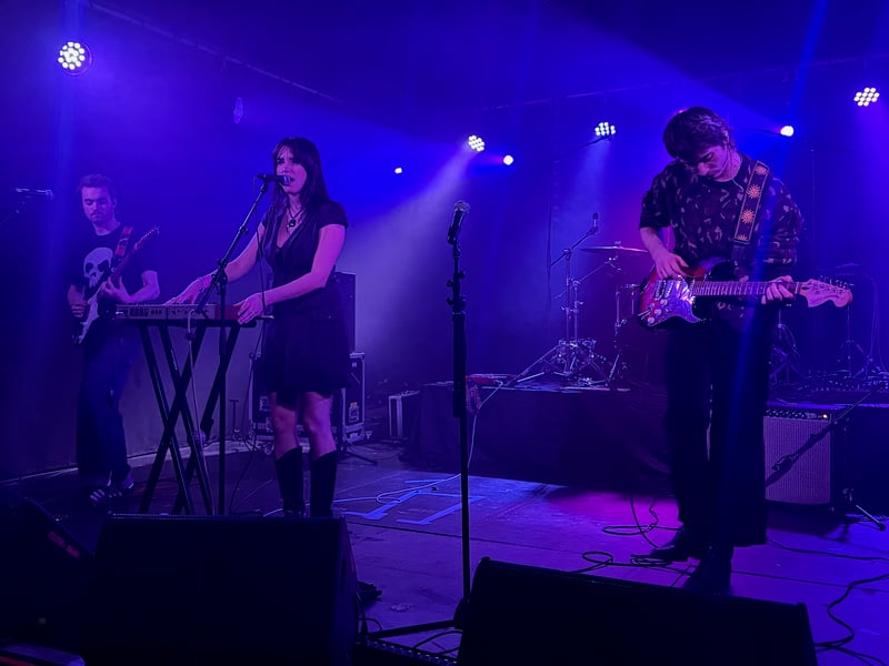 Edinburgh band Puppy Teeth were an early highlight at La Belle Angele.