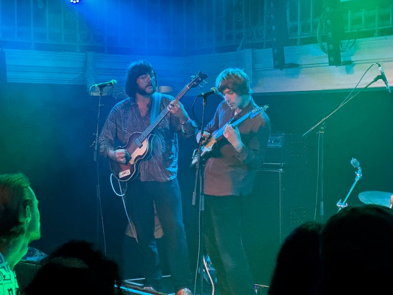Over in Summerhall The Heavenly Bodes were first up in the Dissection Room venue.