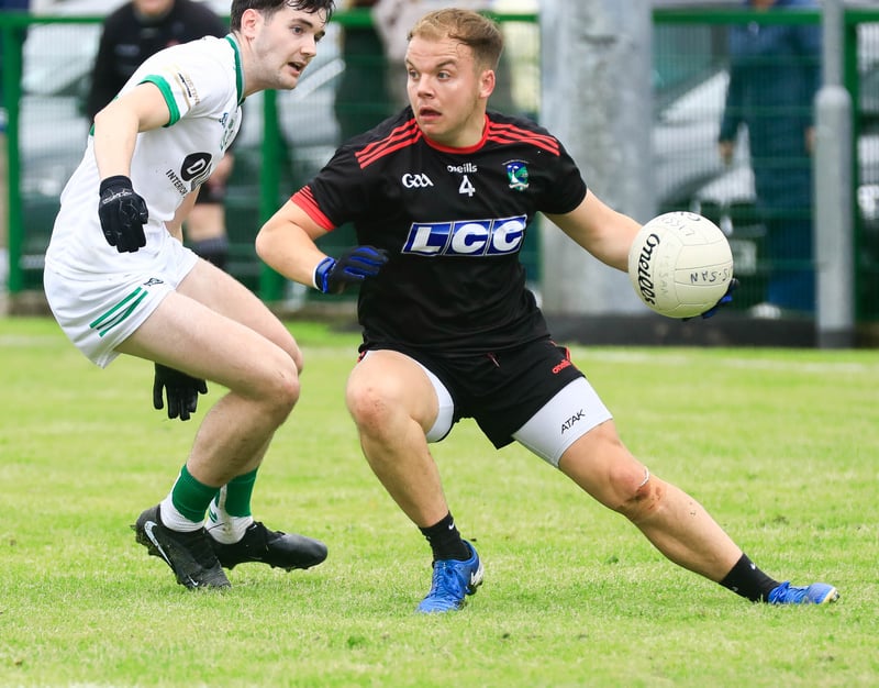 Lissan player looks for support.