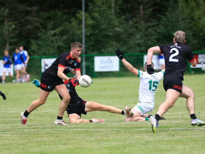 Action from the McFeely Group Derry IFC Group B game, Craigbane v Lissan.
