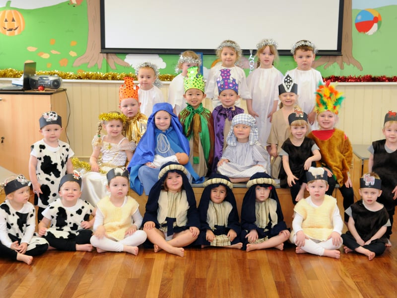 The Christmas Nativity at the school in 2013 was Is There A Baby In There!
Here are some of the stars of the show.
