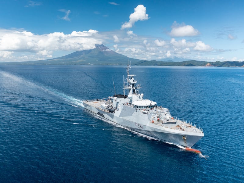 HMS Spey is forward deployed in the Indo-Pacific and will be taking part in Exercise Bersama Lima shortly, a ten-day workout in the South China Sea.