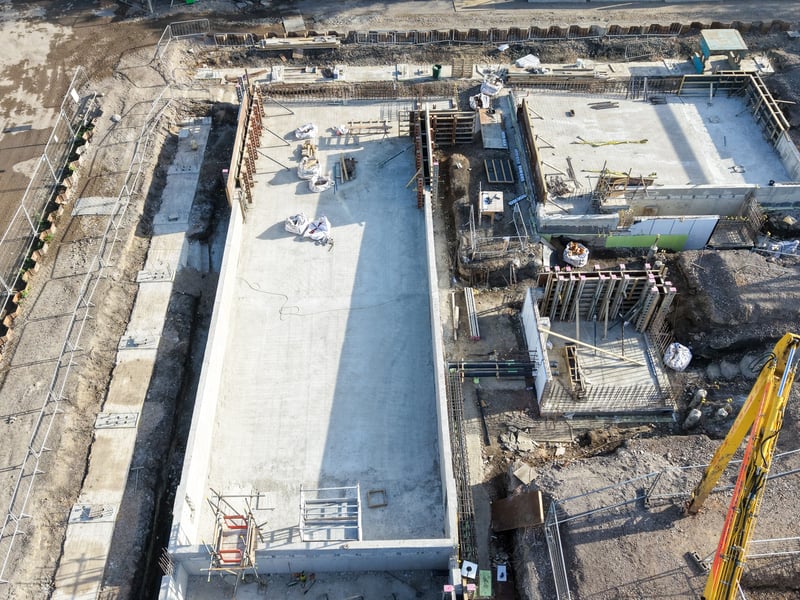 Considerable progress is being made at Bransbury Park. 

Picture: My Portsmouth By Drone