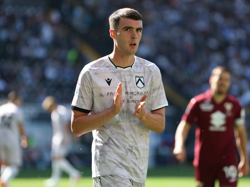 Starting to establish himself at Udinese and after a sore World Cup omission, he is back in the squad.