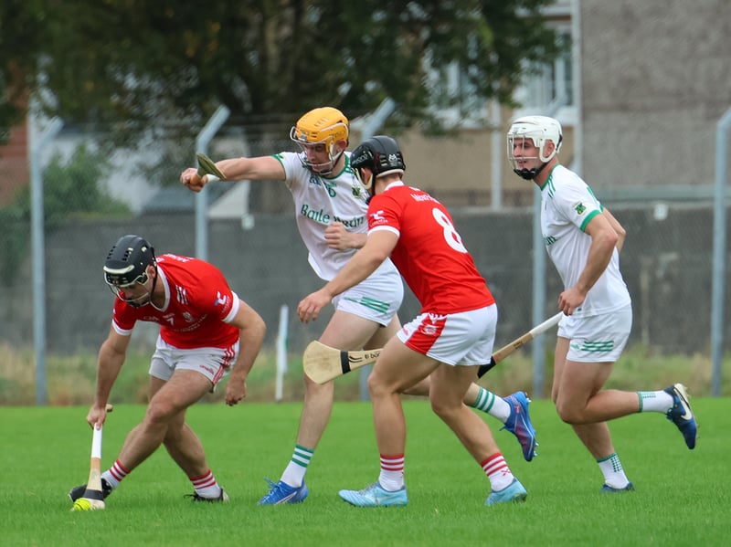 Ronan Lyons in action for Monaleen in their game against Ballybrown