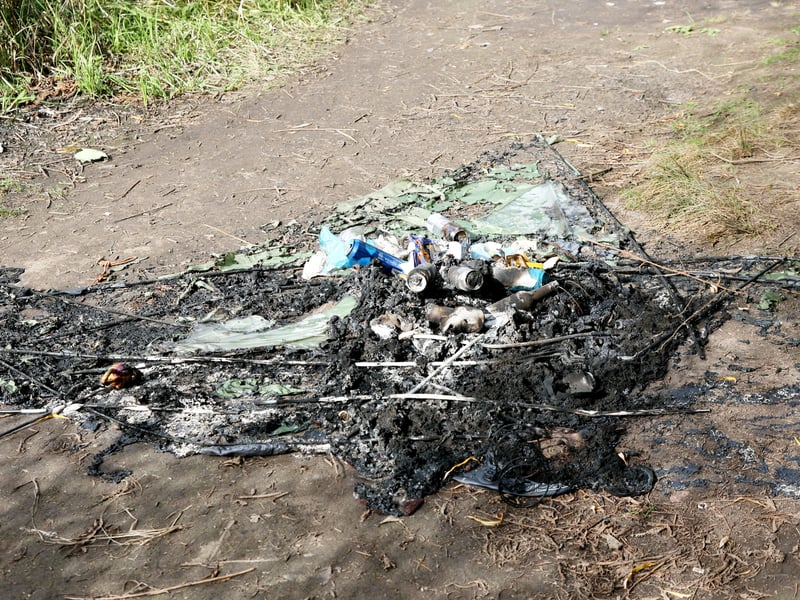 The scene at the Wyrley and Essington nature reserve