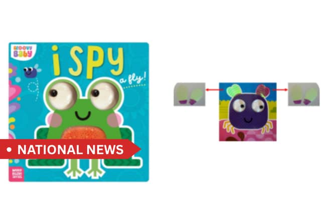 MBI is recalling Groovy Baby “I Spy a Fly!” board book