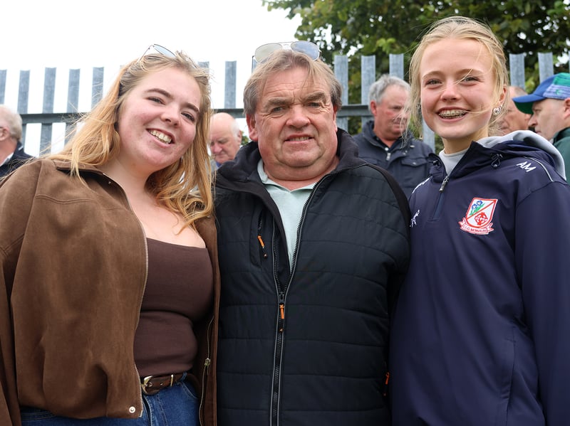 Monaleen fans cheering on their team during their clash with Ballybrown in Claughaun