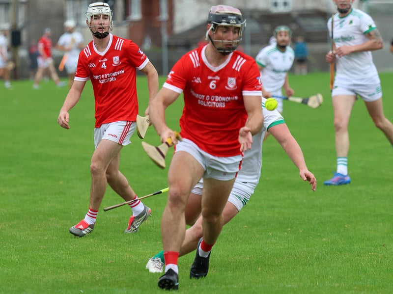 Lorcan Lyons in action for Monaleen against Ballybrown