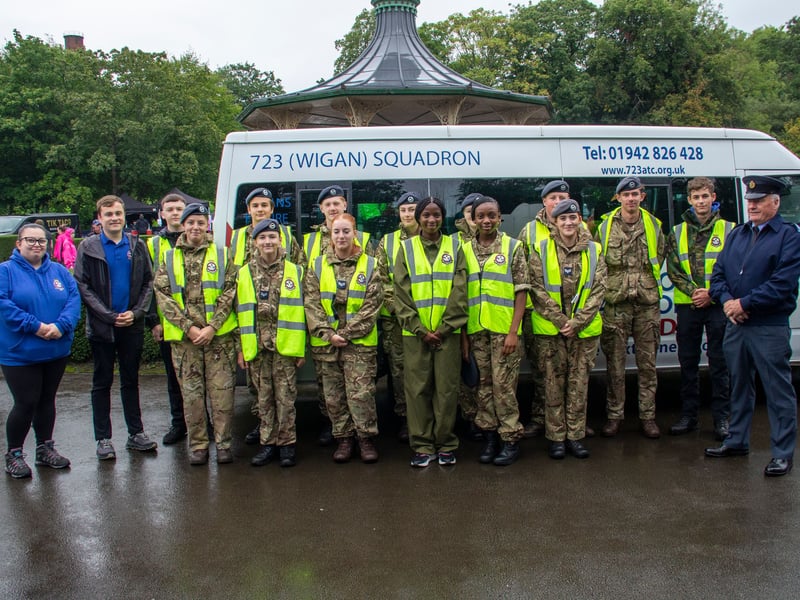 723 (Wigan) squadron at the race. Picture: AM Standish